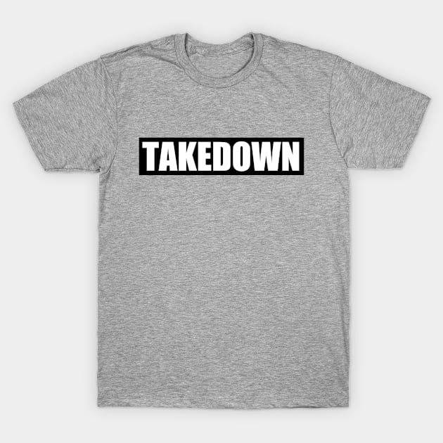 TakeDown Bold Logo T-Shirt by Real TakeDown